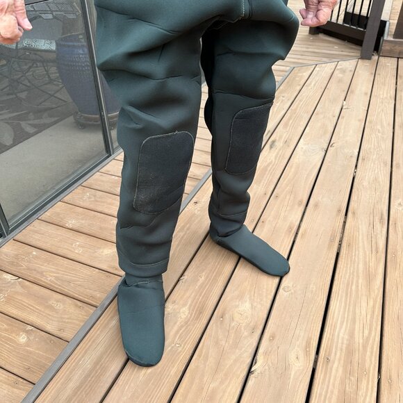 HODGMAN Men's Neoprene Chest Waders and Fishing Boots - Picture 4 of 16